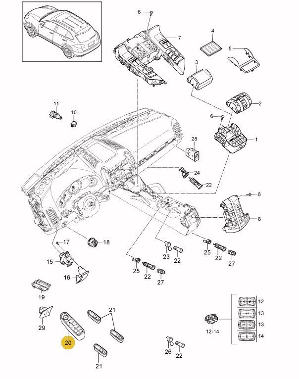 Fensterheber Schalter Vorne Links kompatibel für Porsche Cayenne 92A Macan  95B Panamera 970: Hochwertige Autoteile von Online-Autoteilehandel  maxpeedingrods – SHPMXRDE