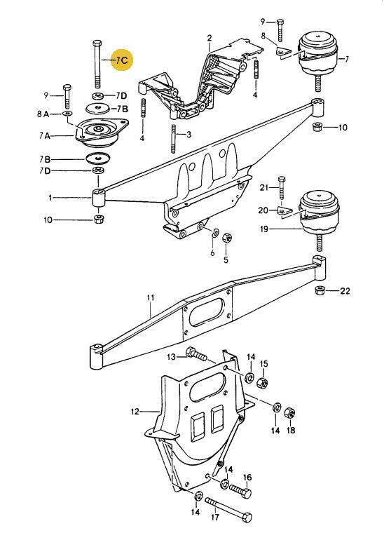 porsche 911 engine mount porsche 911 engine mount