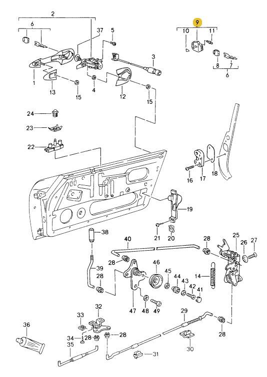 Porsche 944 996 986 993 964 Key Head With LED Light