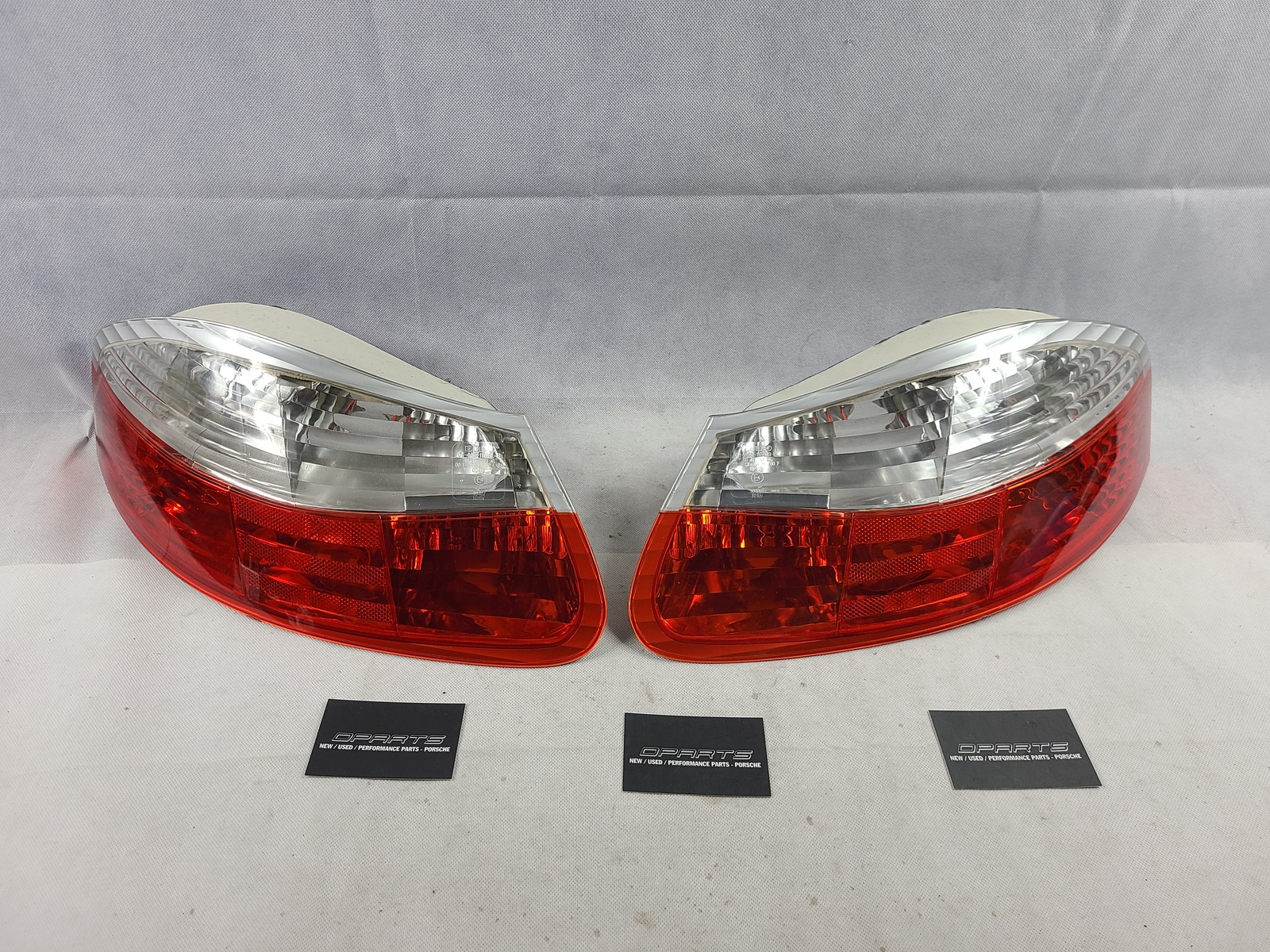 Porsche 986 Boxster Clear Depo LED Tail Light Set Pair