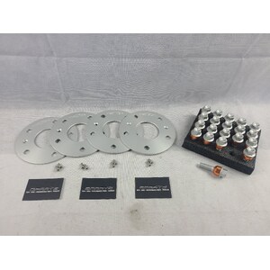 Porsche 996 986 997 987 991 Carrera Boxster Cayman 5mm Wheel Spacers Set 4 Wheel Set With New Bolts