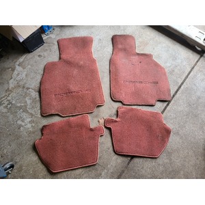 Porsche 996 Floor Mat Carpet Set Boxster Red Mats