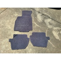 Porsche 996 Carrera Targa C4S Floor Mat Set of 3 Metropol Blue