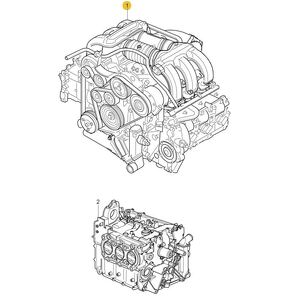Porsche 986 Boxster S Engine Motor 3.2L M96.24 2002-2004 Bare Engine