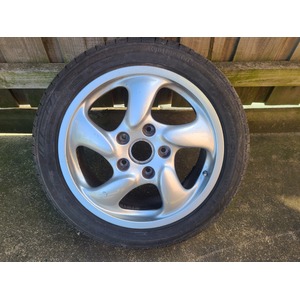 Porsche 986 Boxster S Single Front Alloy Wheel Rim 17"