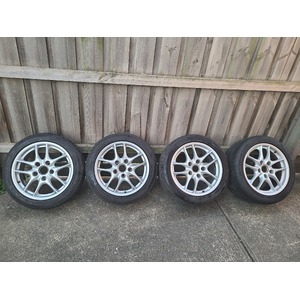 Porsche 986 Boxster 17 Inch Wheels Rims Wheel Set