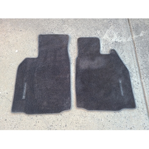 Porsche 997 987 Front Floor Mat Pair Black Carrera Boxster Cayman GT3 Turbo