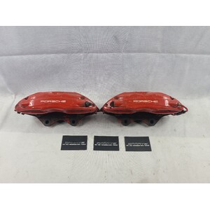 Porsche 993 Turbo Big Red Rear Brake Calipers Caliper Pair L & R