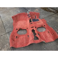Porsche 996 Main Interior Carpet Piece Carrera C4S Turbo Coupe - Boxster Red