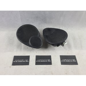 Porsche 996 Carrera 986 Boxster Front Speaker Pair Black