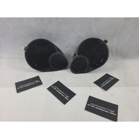 Porsche 996 986 Front Dash Speaker Pair Metropole blue