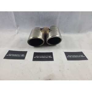 Porsche 997 997.1 Carrera Right RHS Side Exhaust Tail Pipe Brushed Stainless Steel