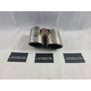 Porsche 997 997.1 Carrera Left LHS Side Exhaust Tail Pipe Brushed Stainless Steel