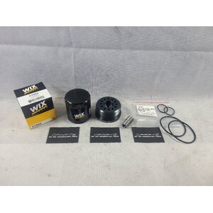 DParts Spin-on Oil Filter Adaptor for MY97-08 Carrera C4S Targa Boxster Cayman + WIX