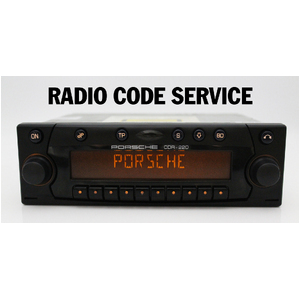 Porsche 996 986 CDR21 CDR220 Becker CD Head Unit Radio Code Service