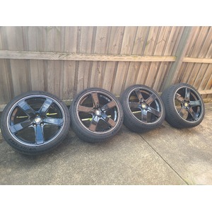 Porsche Cayenne 955 958 92A 22" Sport Classic Alloy Wheels With Michelin Tyres