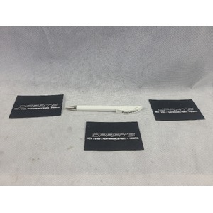 PORSCHE Classic Ballpoint Pen, White, Black Ink 911 991 997 996 993 964 930 944