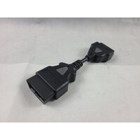 OBDII Extension + OBDII Tool Protection - Male to Female - 16pin - 10cm