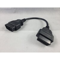 OBDII Extension + OBDII Tool Protection - Male to Female - 16pin - 30cm