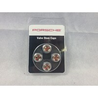 Porsche Genuine Merchandise Valve Stem Caps - Gold - 911 - Carrera - Boxster