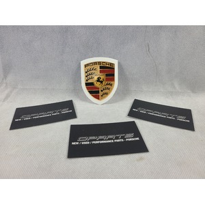 Porsche Genuine Crest Sticker Decal Vinyl Porsche Crest