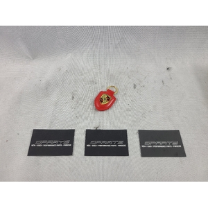 Porsche Crest Key Ring In RED For 911 Boxster Cayman Cayenne Macan Panamera Taycan