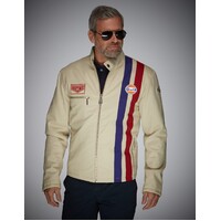 Gulf Racing Roadmaster Sand Mens Jacket Coat