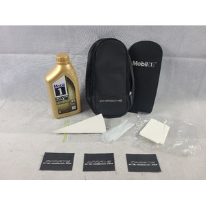 Porsche Mobil Oil 1L Oil holder Bag 911 996 997 986 987 981 991 Cayenne + 1L Mobil Oil